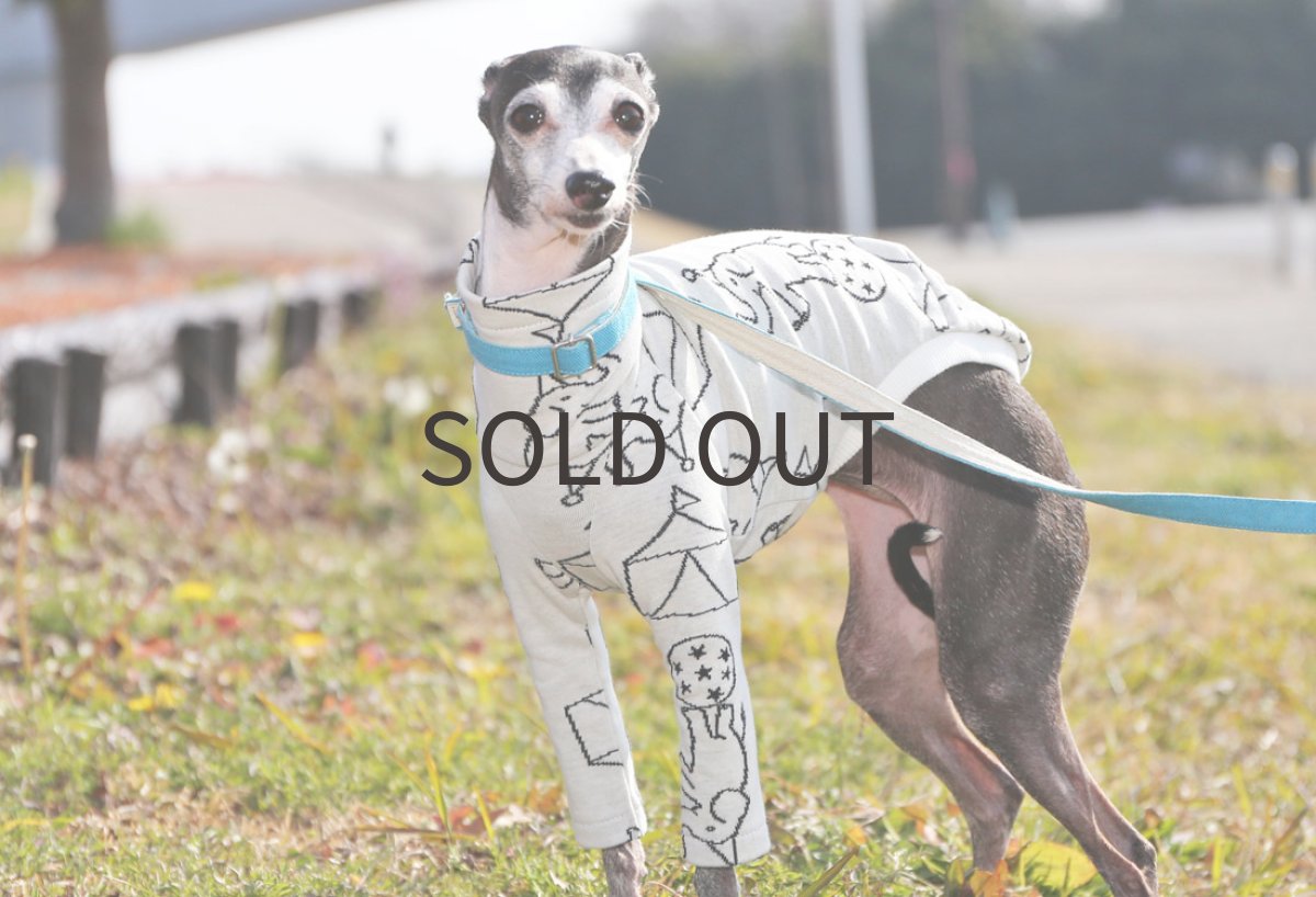 画像5: ゾウの玉乗り - リバーシブル（ホワイト）〜ノースリーブのみ (5)