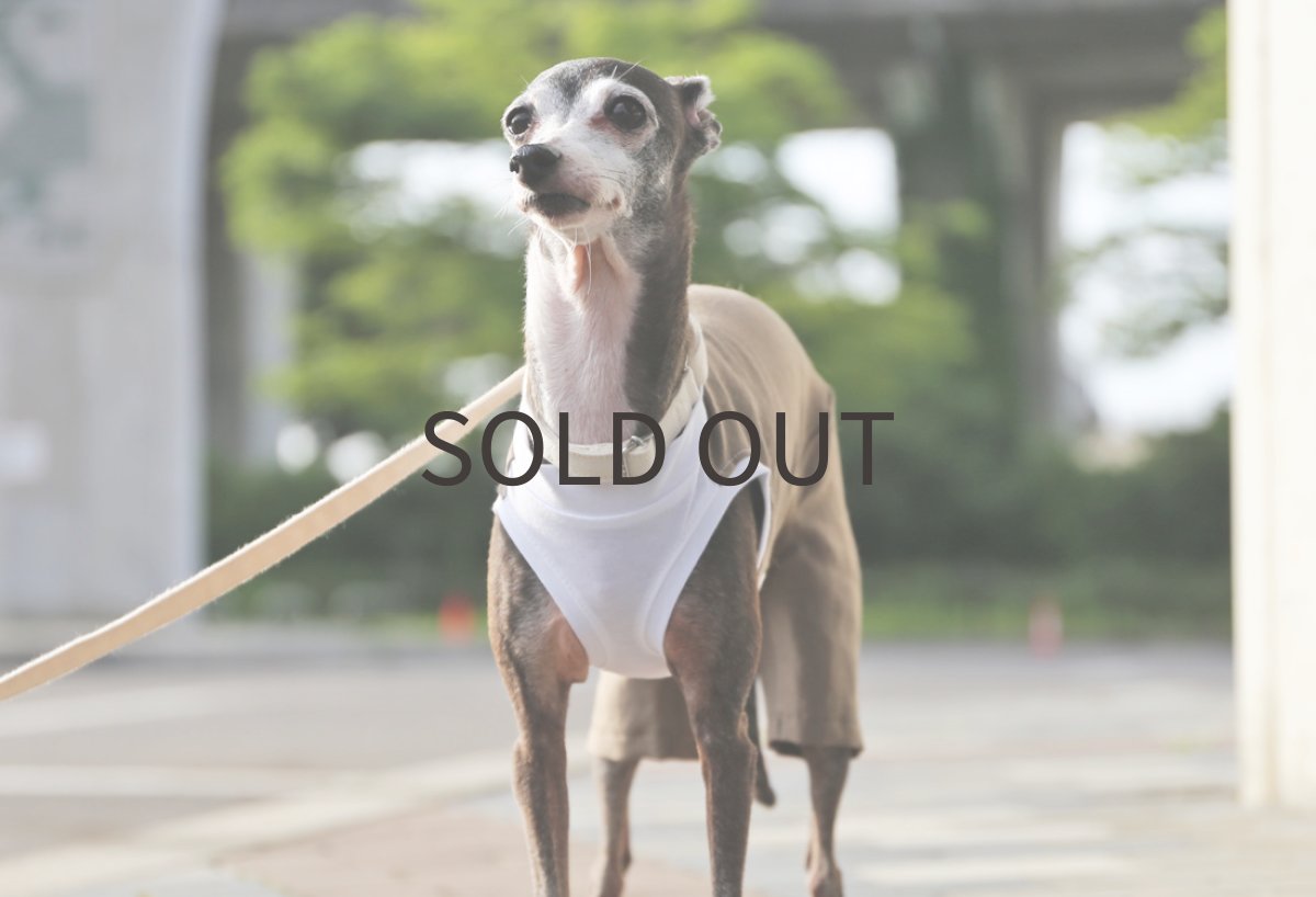 画像2: ベルギーリネンのロンパース（ブラウン） (2)