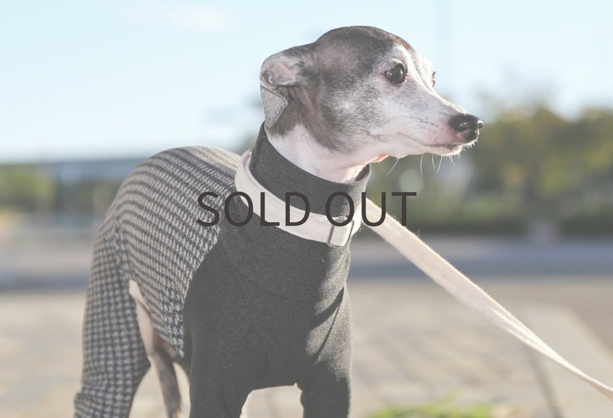 画像5: ヘリンボーンと千鳥格子（チャコール）〜サイズ限定 (5)