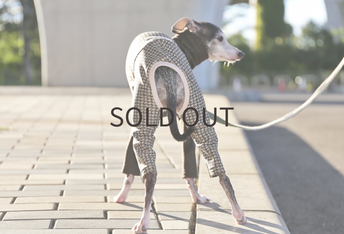 画像6: ヘリンボーンと千鳥格子（ブラウン）〜サイズ限定 (6)