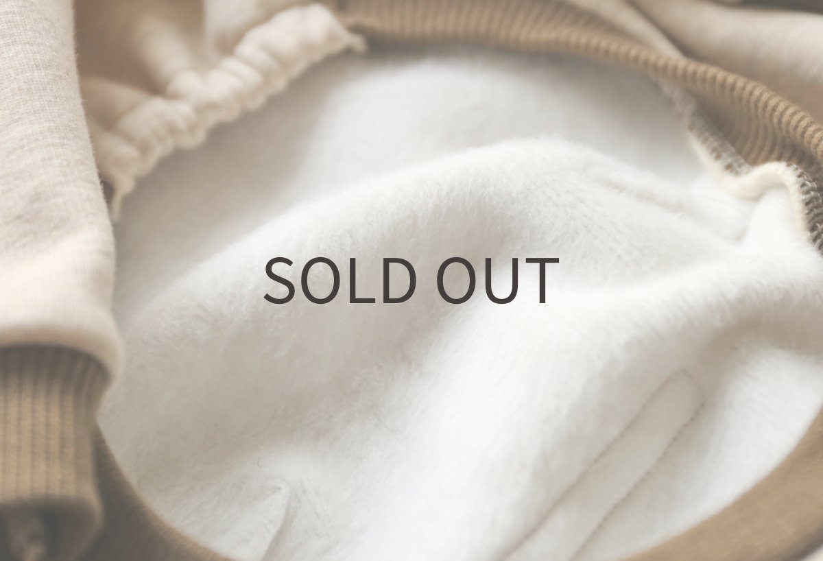 画像9: もっと、まるで毛布 - ボンバーヒート（杢ベージュ）〜サイズ限定 (9)