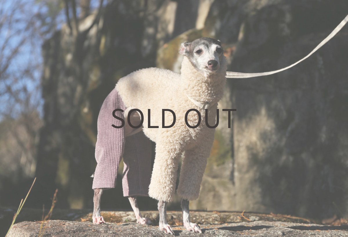 画像3: プードルボア+太畝コーデュロイ（スモーキーパープル）〜サイズ限定 (3)