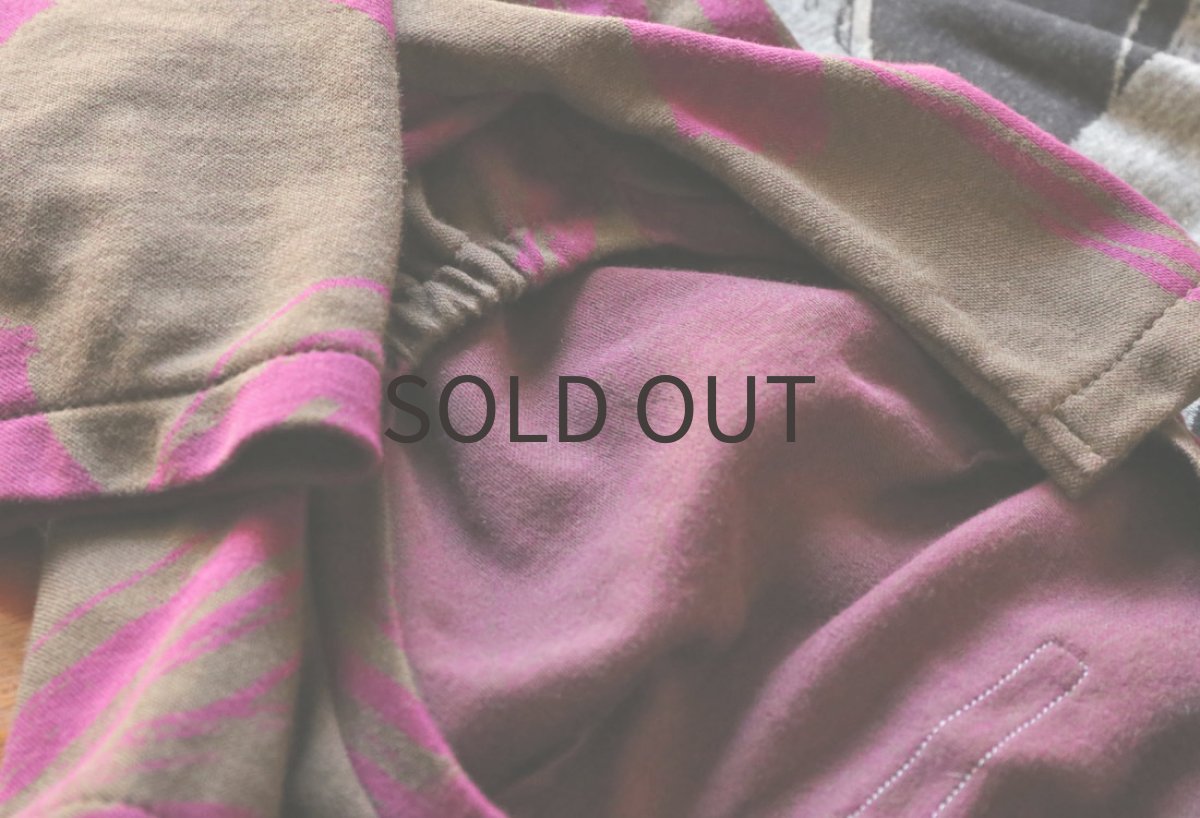 画像9: 筆線ジャガードニット（ブラウン＆パープル）〜LLサイズ、ノースリーブまで (9)