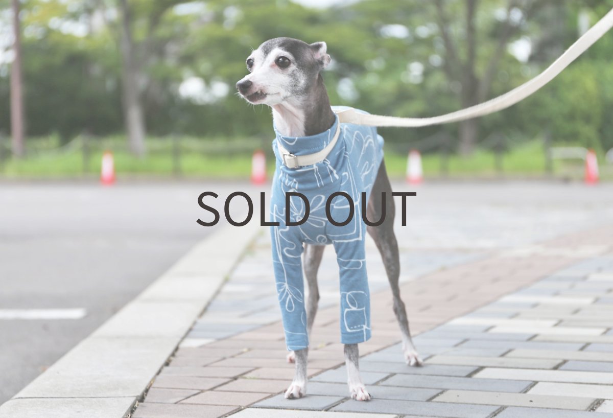 画像1: やわふにゃ接結ニット（スモークブルー）〜サイズ限定 (1)