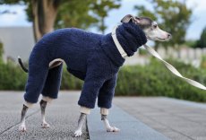 画像4: 【完成品】フワボア（ネイビー） (4)