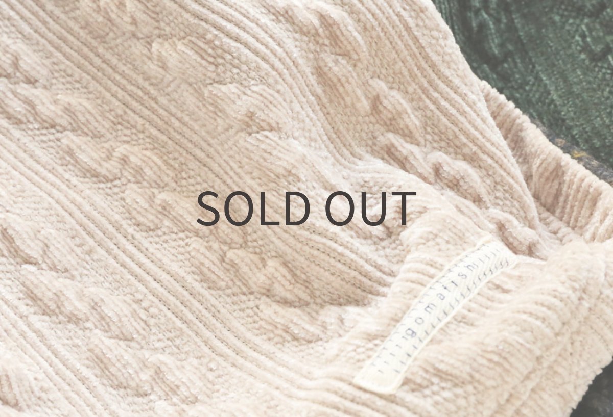 画像8: 縄編み起毛ジャガード+チェックパンツ（エクリュ） (8)