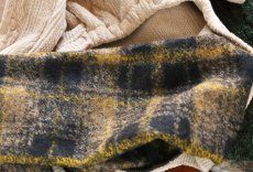 画像10: 縄編み起毛ジャガード+チェックパンツ（エクリュ） (10)