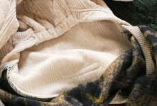 画像9: 縄編み起毛ジャガード+チェックパンツ（エクリュ） (9)