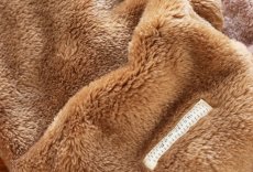 画像8: ふわふわボリュームの両面ファーフリース（クッキーブラウン） (8)