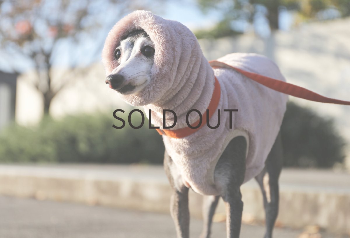 画像1: ふわふわボリュームの両面ファーフリース（ライラックミスト） (1)