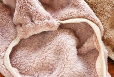 画像9: ふわふわボリュームの両面ファーフリース（ライラックミスト） (9)