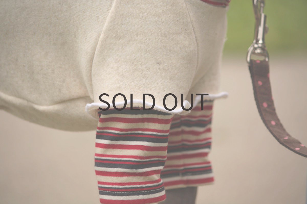 画像2: チューリップ袖の重ね着風(レッド) (2)