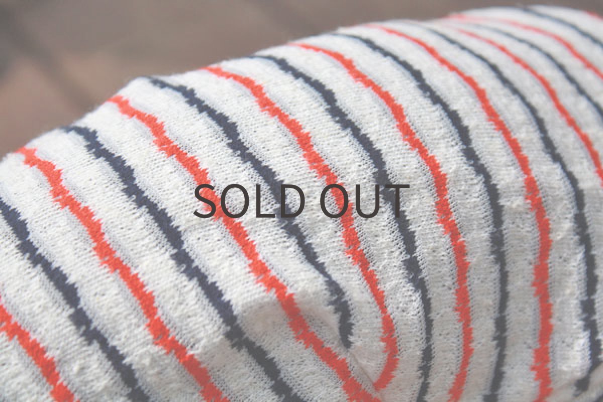 画像3: ゆらゆらマリンボーダー(ハピー・オレンジ×ネイビー) (3)